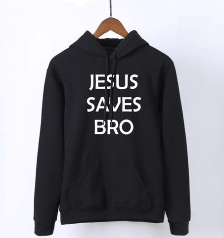 Sweat Jésus - Jésus Saves Bro noir