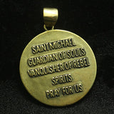 Médaille Saint Michel Or verso de la médaille