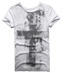 T-shirt Jésus - Croix Style Graphique blanc