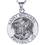 Médaille Baptême Saint Michel argent