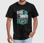 T-shirt Jésus - Citation Jean 3:16 noir