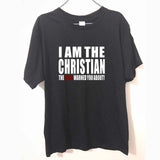 T-shirt Jésus - I am The Christian The devil Warned You About noir