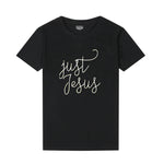 T-shirt Jésus - Juste Jésus noir