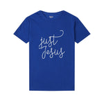 T-shirt Jésus - Juste Jésus bleu