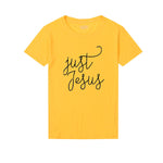 T-shirt Jésus - Juste Jésus jaune
