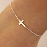 Bracelet Religieux Croix pour Femme or