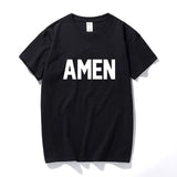 T-Shirt Jésus Amen noir