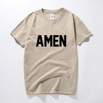 T-shirt Jésus Amen crème