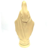 Statue en résine Vierge Marie vue de derrière