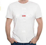 T-shirt Verset biblique blanc