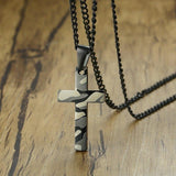 Pendentif Croix Homme Camouflage détails