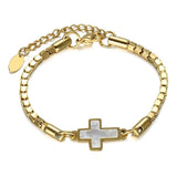 Bracelet Chrétien Croix Chrétienne Or
