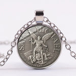 Médaille Saint Michel Protection avec chaîne
